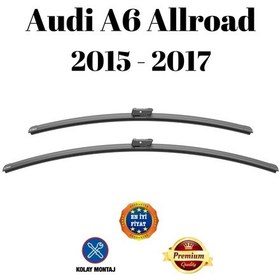 Resim Audi A6 Allroad 2015 2016 2017 Uyumlu Araca Özel Ön Cam Muz Tipi Silecek Süpürgesi Takımı 65/53cm 2li Set Silbak 