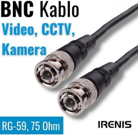 Resim IRENIS 75 Ohm Bnc Kablo 5 Metre 