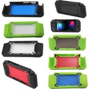 Resim Flybuy Çizilmeye Dayanıklı Arka Kapak Siyah + Siyah, Tpu Kauçuk Abs, Nintendo Switch İçin, Kolay Kurulum, 11x25x3cm 