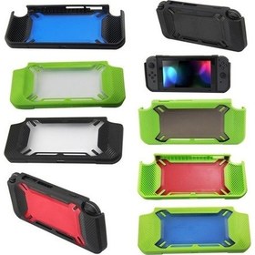Resim Flybuy Çizilmeye Dayanıklı Arka Kapak Siyah + Siyah, Tpu Kauçuk Abs, Nintendo Switch İçin, Kolay Kurulum, 11x25x3cm 