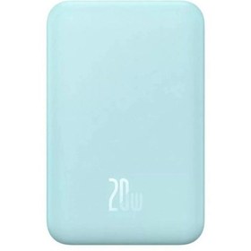 Resim Baseus MgSafe Mini Mavi 5000 mAh Kablosuz Powerbank Outlet 