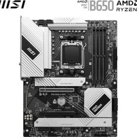 Resim Elivora Msı Pro B650-A Wıfı Am5 Ddr5 7600MHZ(OC) HDMI Dp 3x M.2 USB 20 Gbps 2.5g Lan Wı-Fı 6e Atx 
