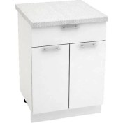 Resim T Designo Defne Mutfak Çekmeceli Alt Modül 60 cm Beyaz Tezgah Dahil Değil 