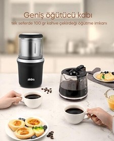 Resim Sinbo SCM-2982 Kahve ve Baharat Öğütücü Krom 