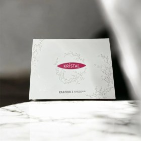 Resim Taç Kristal Mavi Çift Kişilik Nevresim Takımı 