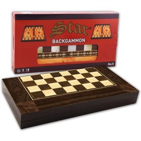 Resim 1020180 Star Polyester Ceviz Tavla (Büyük) 