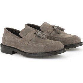 Resim Ziya, Erkek Hakiki Deri Ayakkabı 153986z4162 Vizon 153986z4162 310 Vizon 