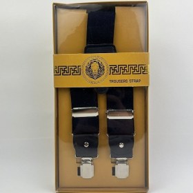 Resim Lacivert Düz Erkek Pantolon Askısı Lacivert 