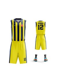 Resim Acr Giyim Kişiye Özel Basketbol Forması - Dizayn : Çubuklu 