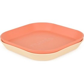 Resim Numio Kare Tabak 2'li - Turuncu Standart 