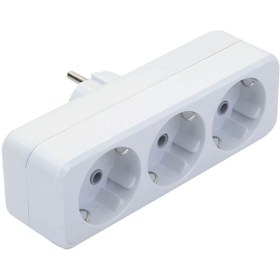 Resim MOBEE Beyaz 3lü Topraklı Golyat Grup Priz 1410 