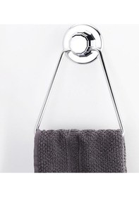 Resim Vakumlu Banyo Tuvalet Havlu Askısı Krom Kaplama Gümüş 