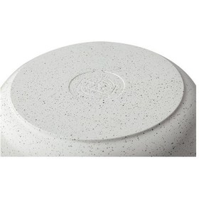 Resim Taç Gravita Döküm Derin Tencere 22 CM Beyaz Tac-3481 