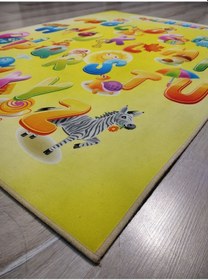 Resim Doğuş 3Boyutlu Halı 3D-916Abc Harfli Alfabe 140X200 Cm Çocuk Halı Çok Renkli 