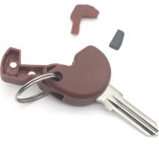 Resim Gcp Like Motosiklet Anahtar Kovanı Kapak Kesilmemiş Boş Anahtar Vespa Gts Gtv Gt S 125 200 250 300 Transponder Çip (Yurt Dışından) 