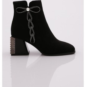 Resim Dgn 31005 Kadin Topuklu Bot 31005-2377-R1680 Siyah 