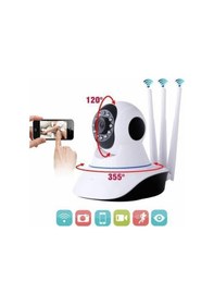 Resim Kingboss Ip-26 Kablosuz Ip Güvenlik Kamerası Üç Antenli 