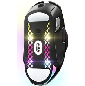 Resim Steelseries Aerox 5 Wireless Gaming Mouse - 74 Gram, 9 Tuşlu - Bl 