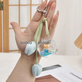 Resim Silver1 Ejderha Kedi Uyan Aslan Servet Kedi Sevimli Anahtarlık Kaplan Küçük Kolye Ejderha Bebek Karikatür Çanta Çekicilik Anahtarlık (Yurt Dışından) 