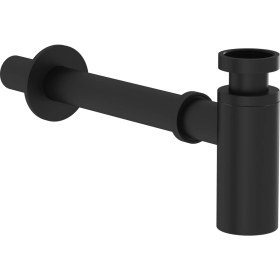 Resim VitrA Origin Classic A4512336WTC Lavabo Sifonu, T Tipi, Mat Siyah 