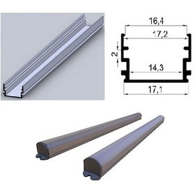 Resim Alüminyum Boş Kasa Led Profil Yerli Kasa Led Bar Kasa 