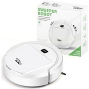 Resim Yeni Otomatik Robotlu Süpürge Akıllı Süpürme Kuru Islak Temizleme Makinesi Şarj White Beyaz 