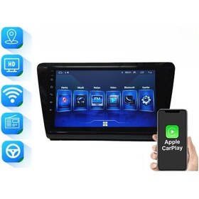 Resim Skoda Rapid / Seat Toledo 2013-2018 9 inç 6-64 GB PRO Android Carplay Multimedya 