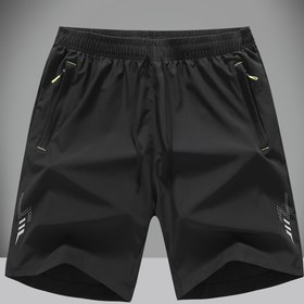 Resim Erkekler için Bol Kesim Hızlı Kuruyan Atletik Şortlar - Kahverengi, Nefes Alabilen Polyester ile Esnek Bel Bandı ve Çift Fermuarlı Ceplere Sahip, Yaz Antrenmanları, Dış Mekan Aktiviteleri ve Günlük Kullanım İçin Hafif, Günlük Giyim Şortları | Fermuarlı Cep Şortları | Pürüzsüz Dokulu Şortlar 
