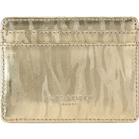 Resim Kurt Geiger Chelsea Card Holder Kadın Deri Kartlık Altın 