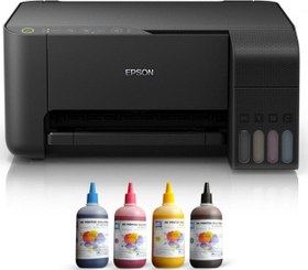 Resim Epson TANK ITS L3250 Süblimasyon Mürekkepli Yazıcı 4 Renk Bitmeyen Kartuşlu 