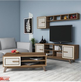 Resim Variant Ayla Tv Ünitesi Ve Orta Sehpa Takımı - Krem 