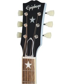 Resim Epiphone J-180 Ls Elektro Akustik Gitar Frost Blue 