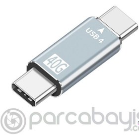 Resim Ally 40Gbps USB 4 Type-C to Type-C Data Dönüştürücü Çevirici Adaptör 