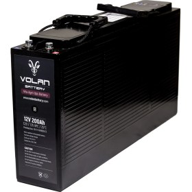 Resim Volan Battery 12 Volt 200 Ah (Amper) Kuru Akü 