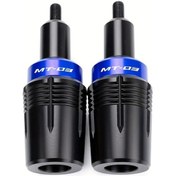 Resim Gateesat 2014-2025 Yamaha Mt03 Şase Koruma Ve Motor Koruma Topları Mavi 