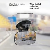 Resim Cloudstore Araç İçi Emniyet Aynası Klipsli Yapışkan Başlıklı Gerçek Cam Hd Görüntü Tüm Araçlar İçin 