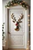 Resim PROMISEBACKDROP2 190x75cm Lastikli kapı süsü, Kumaş kapı giydirme, Christmas decor, Yılbaşı, Okul etkinlik kapı süsü 