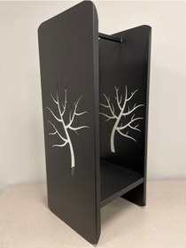 Resim Api Design Metal Ağaç Desenli Odunluk 