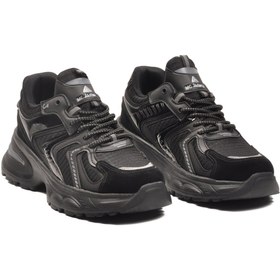 Resim Mc Jamper 2318 Siyah Bağcıklı Yüksek Taban Kadın Sneaker 