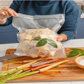 Resim Vakur Tırtıklı Vakum Makinesi Poşeti- Torbası - 28cmx40cm -1 Kg 