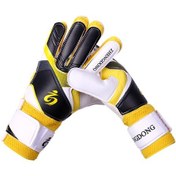 Resim Teltree Gençler Ve Yetişkinler İçin Anti-kaygan Kalın Lateks Kaleci Eldiveni - Sarı, 19-20cm, 9 Numara Sarı 