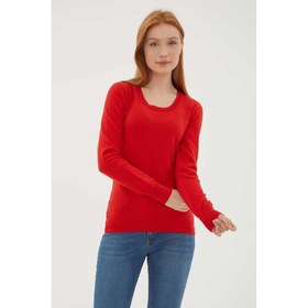 Resim Fashion Friends Kadın U Yaka Kazak 25K0779K1 (25K0779K1) 