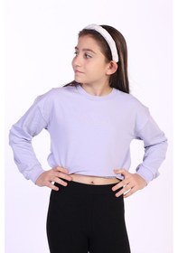 Resim Toontoy Kız Çocuk Dreams Nakışlı Sweatshirt Mavi 