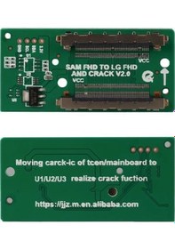Resim Lcd Panel Flexi Repair Kart Hd Lvds To Fpc Sam Fhd To Lg Fhd Crack V2.0 Qk0812d 