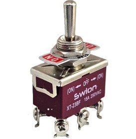 Resim Ic-160s Swıon Toggle Switch Mom-off-mom Ø12mm 15a 6p Xt-23bf 