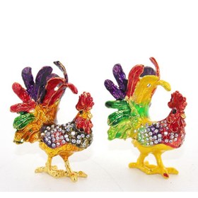 Resim Swarovski Taşlı Tekli Horoz Model 1 