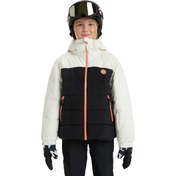 Resim Roxy Snowyhill Puffy Girl Çocuk Siyah Snowboard Ceketi 