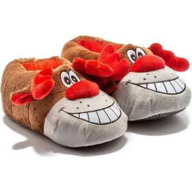 Resim Twigy Happy Unisex Hayvanlı Panduf Kahverengi 36/43 