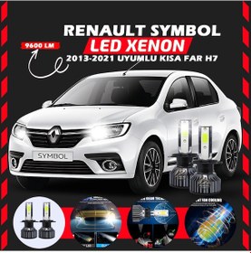 Resim Renault Symbol 2013-2021 Kısa Far Uyumlu Şimşek Etkili Led Xenon Pro Series H7 