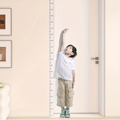 Resim 2m Kendinden Yapışkan Boyut Ölçümü Etiketi - Çıkarılabilir, Hasar Vermeyen Duvar Dekoru, Gençlerin Odası İçin, Modern Tarz, Kolay Kurulum, Büyümeyi Takip Etmek İçin Mükemmel, Gençlerin Odası Dekoru |Modern Duvar Dekoru| Kendinden Yapışkan Etiket, Gençlerin Odası Dekorasyonları 